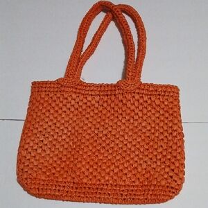 Echo Vibrant Orange Tote Bag